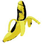 Popart banana