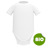 Dětské body krátký rukáv BIO